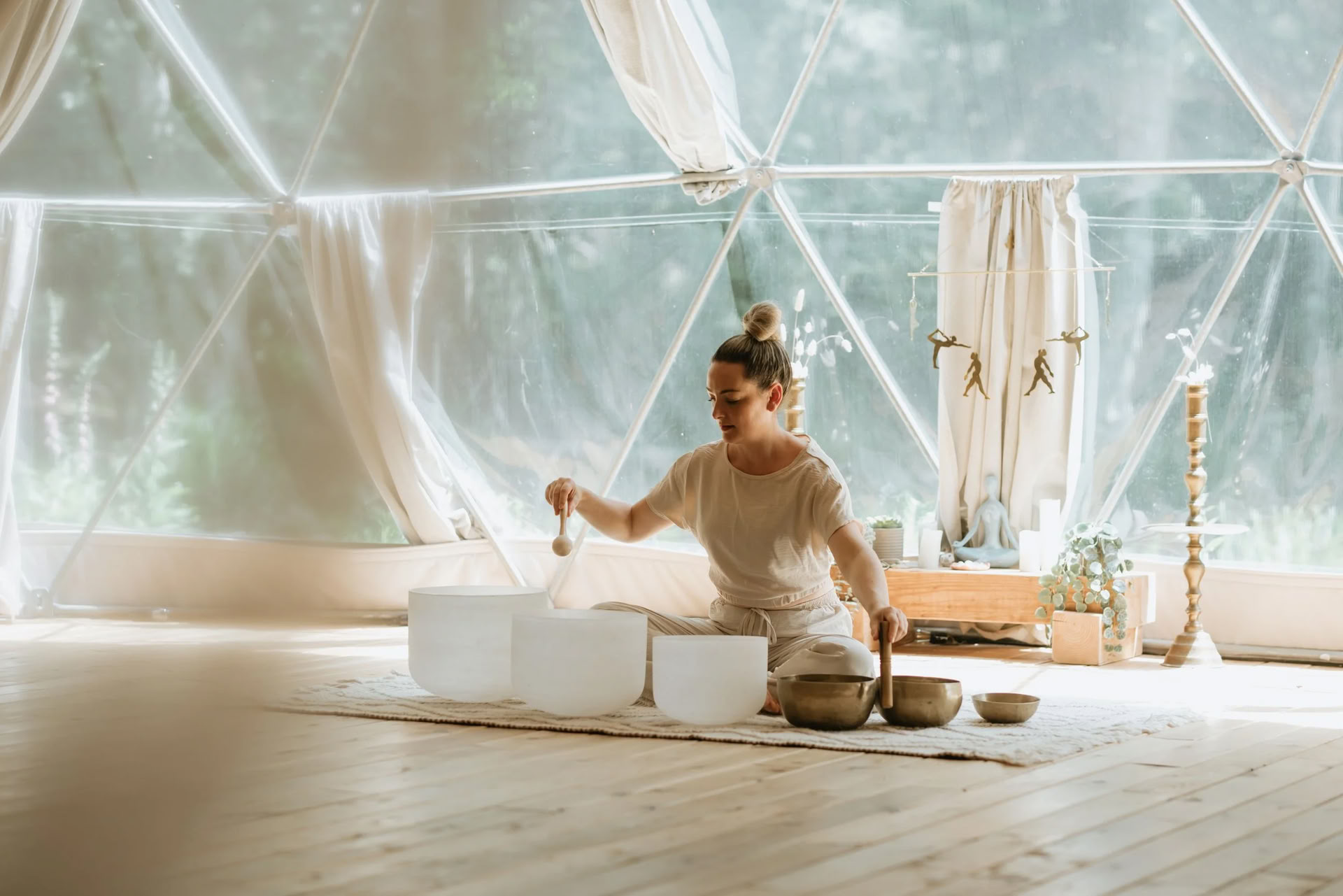 Дыхательная практика в день зимнего солнцестояния + звуковая ванна — Nectar Yoga