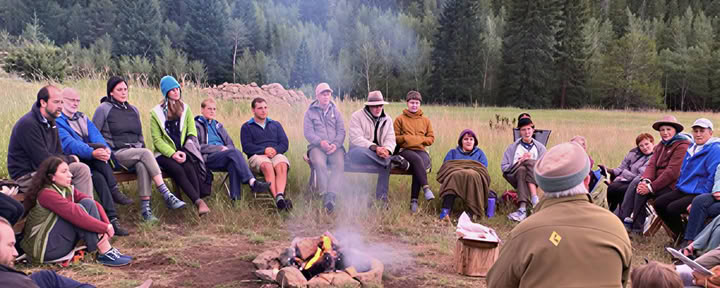 «Великое молчание: осознанность и недвойственность на природе»